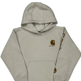 Age 8-10 Carhartt Hoodie - Small Beige Cotton