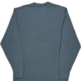 Carhartt Long Sleeve T-Shirt - Small Blue Cotton