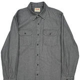 Wrangler Denim Shirt - Medium Grey Cotton