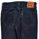 Levis Cord Trousers - 32″ Waist Black Cotton