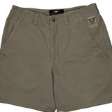 Harley Davidson Chino Shorts - 30W 9L Khaki Cotton