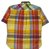 Tommy Hilfiger Checked Short Sleeve Shirt - Medium Multicoloured Cotton