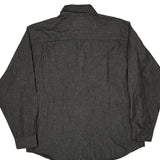 An American Legend Harley Davidson Pinstripe Shirt - XL Gray Cotton