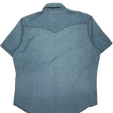 Wrangler Denim Shirt - XL Light Wash Denim