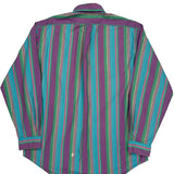 Ralph Lauren Striped Shirt - Large Multicoloured Cotton