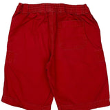 Age 7 Drawstring Polo By Ralph Lauren Shorts - Smallw 6L Red Cotton