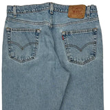 Levis 550 Jeans - 34W 30L Light Wash Cotton