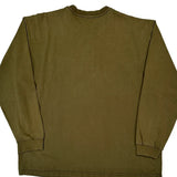 Carhartt Long Sleeve T-Shirt - XL Green Cotton