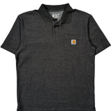 Carhartt Polo Shirt - Medium Gray Cotton Blend