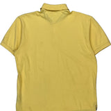 Tommy Hilfiger Polo Shirt - Large Yellow Cotton