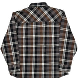 Dickies Checked Flannel Shirt - XL Black Cotton
