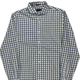 Tommy Hilfiger Checked Shirt - Large Blue Cotton