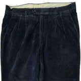 Barbour Cord Pants - 34″ Waist Navy Corduroy