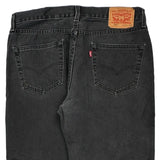 550 Levis Jeans - 35W 32L Gray Cotton