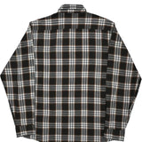 Wrangler Checked Flannel Shirt - XL White Cotton