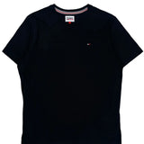 Tommy Jeans T-Shirt - Medium Navy Cotton