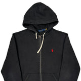 Polo By Ralph Lauren Hoodie - Medium Black Cotton
