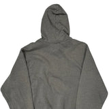 Nike Center Swoosh Hoodie - Large Gray Cotton Blend