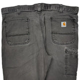 Carhartt Double Knee Carpenter Pants - 38W 32L Gray Cotton