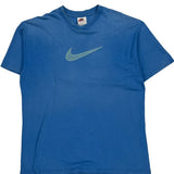 Nike T-Shirt - Large Blue Cotton