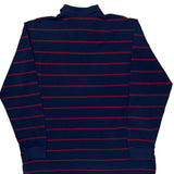 Polo By Ralph Lauren Striped Long Sleeve Polo Shirt - Large Navy Cotton