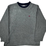 Tommy Jeans Fleece - Large Grey Cotton