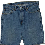 Levis Denim Shorts - 34W 10L Blue Denim