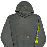 Original Fit Carhartt Hoodie - Large Gray Cotton Blend