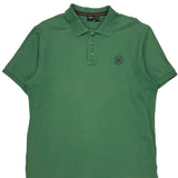 Harley Davidson Polo Shirt - Large Green Cotton