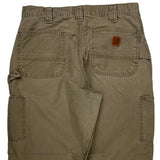 Carhartt Double Knee Carpenter Pants - 36W 30L Khaki Cotton