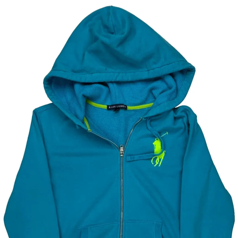 Ralph Lauren Hoodie - Medium Blue Cotton