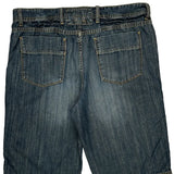 Unbranded Denim Shorts - 34W 11L Blue Denim
