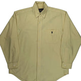 Ralph Lauren Shirt - Medium Yellow Cotton