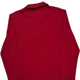 Lacoste Long Sleeve Polo Shirt - XL Red Cotton