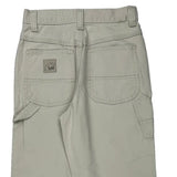 Lee Double Knee Carpenter Pants - 26W 31L Beige Cotton
