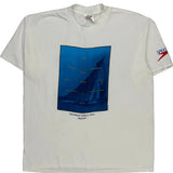 Single Stitch International Offshore Series Speedo Graphic T-Shirt - XL Blue Cotton