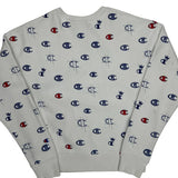 Reverse Weave Champion Sweatshirt - Small White Cotton