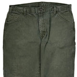 Dickies Carpenter Pants - 36W 28L Green Cotton