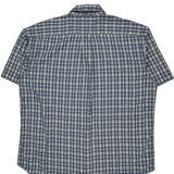 Tommy Hilfiger Checked Short Sleeve Shirt - XL Yellow Cotton