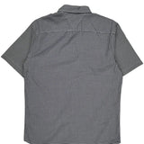 Tommy Hilfiger Checked Short Sleeve Shirt - Medium Black & White Cotton
