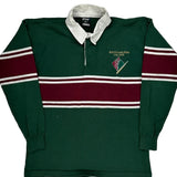 South Oakleigh College Psw Striped Rugby Shirt - Small White Cotton