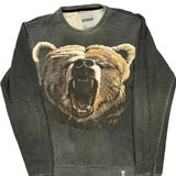 Stussy Graphic Sweatshirt - Small Gray Cotton