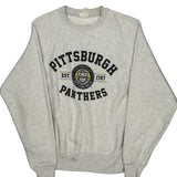 Reverse Weave Champion College Sweatshirt - Small Grey Cotton