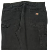Dickies Carpenter Pants - 40W 32L Black Cotton