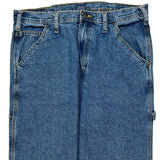 Unbranded Cargo Carpenter Jeans - 36W 30L Blue Cotton
