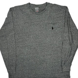 Polo By Ralph Lauren Long Sleeve T-Shirt - Medium Grey Cotton