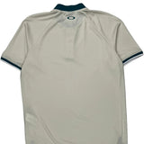 Oakley Polo Shirt - Medium White Polyester