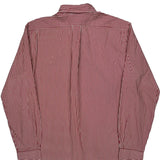 Ralph Lauren Striped Shirt - Large Red Cotton