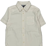Age 7 Ralph Lauren Short Sleeve Shirt - Small White Cotton