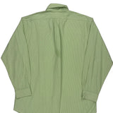 Ralph Lauren Striped Shirt - Large Green Cotton